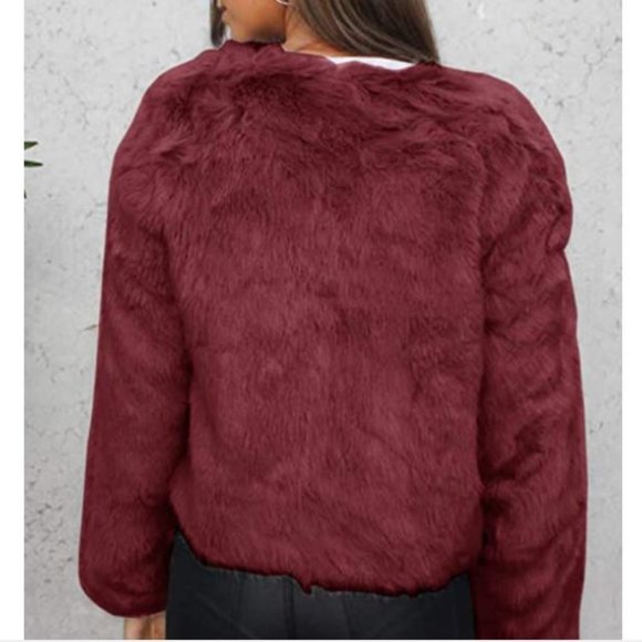 GAMISOTE Women's Faux Fur Jacket - Picture 3 of 4